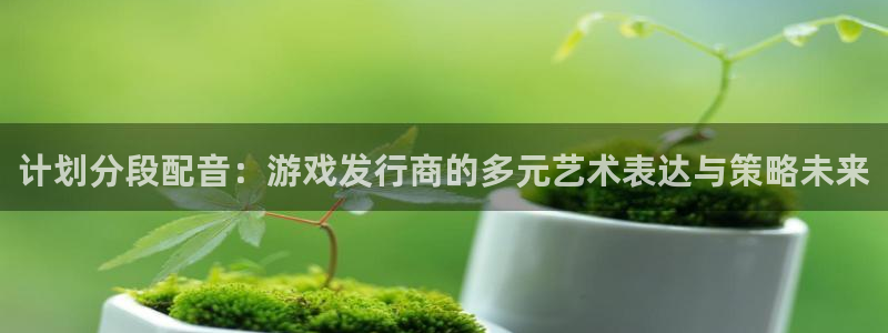bg大游实业投资(东莞)有限公司：计划分段配音：游戏发行商的多元艺术表达与策略未来