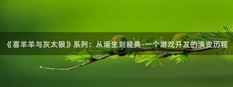 bg大游官网登录注册账号是什么样的：《喜羊羊与灰太狼》系列：从诞生到经典-一个游戏开发的演变历程