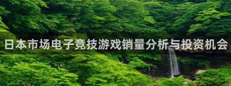 bg大游品牌设计：日本市场电子竞技游戏销量分析与投资机会